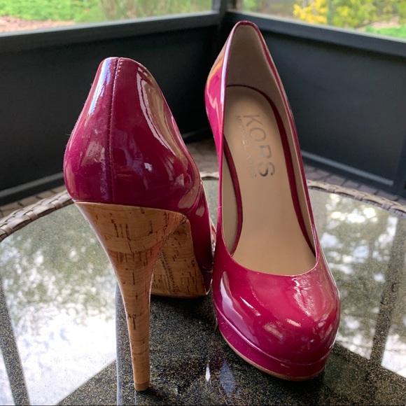 Michael Kors Red Platform Heel Pump - Picture 2 of 6